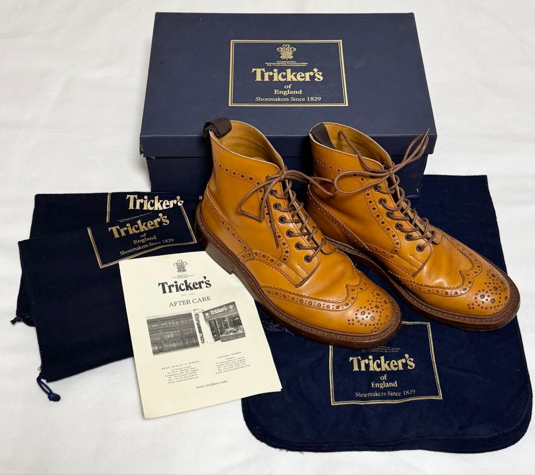 ◆イギリス製【25.5cm】Tricker's◆美品『MOLTON・ブーツ』◆