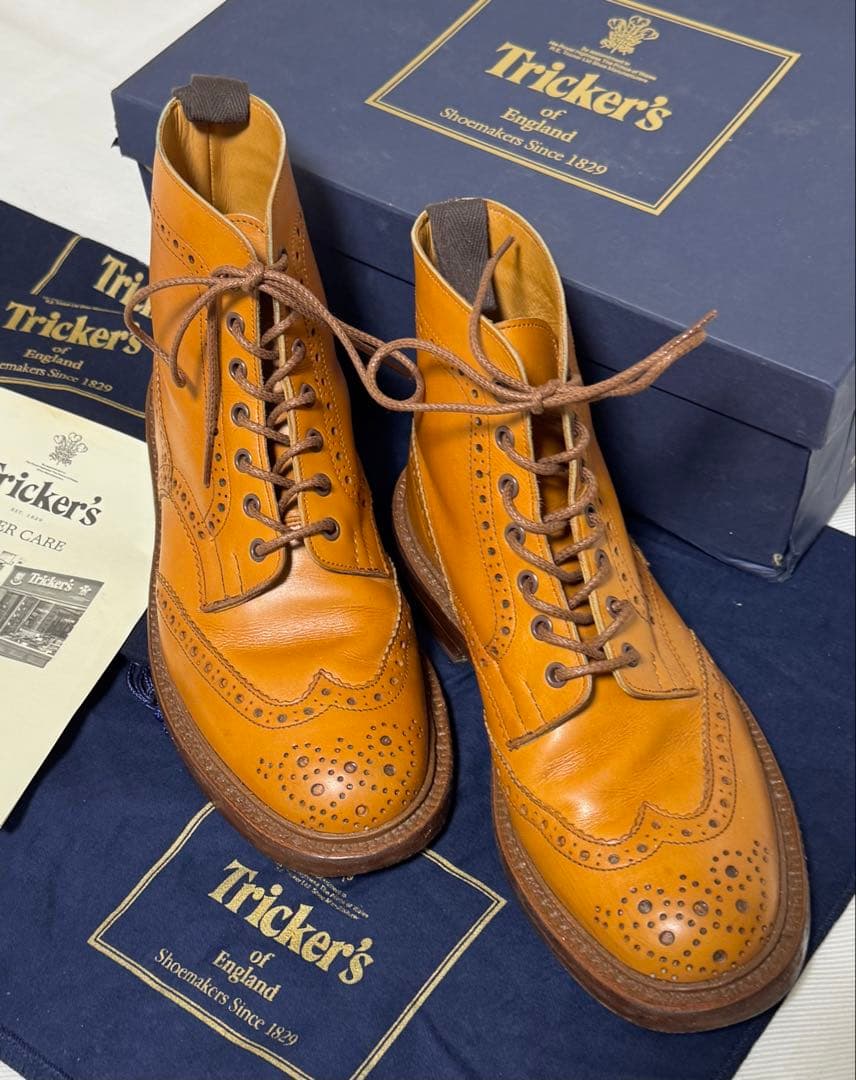 ◆イギリス製【25.5cm】Tricker's◆美品『MOLTON・ブーツ』◆