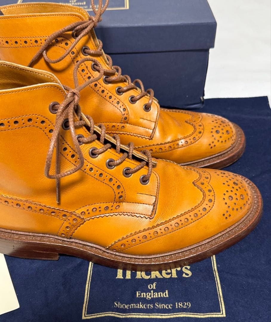 ◆イギリス製【25.5cm】Tricker's◆美品『MOLTON・ブーツ』◆