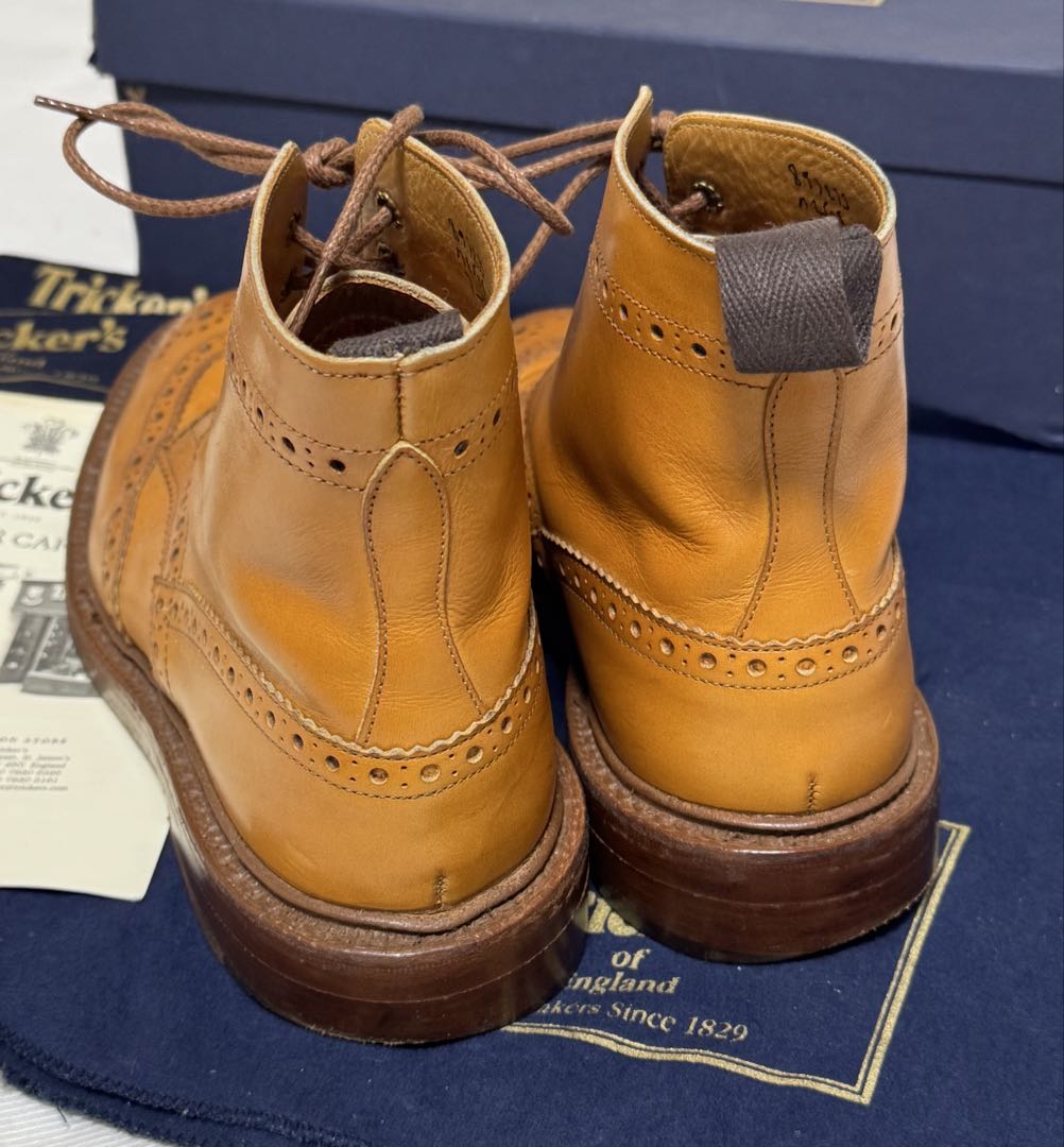 ◆イギリス製【25.5cm】Tricker's◆美品『MOLTON・ブーツ』◆