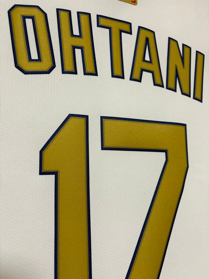 ドジャース Dodgers WS2024優勝記念 ゴールドユニフォーム 限定 L