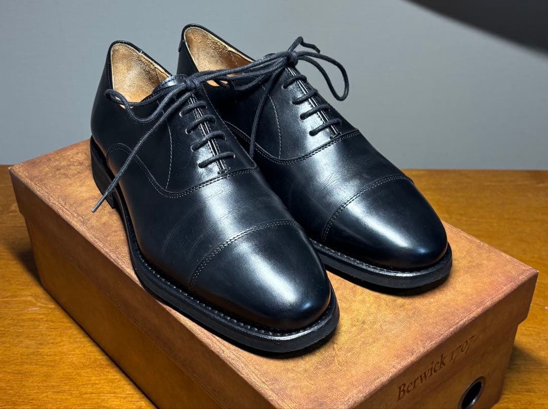 【えいPたん】Berwick 5224BCVI ストレートチップブラック