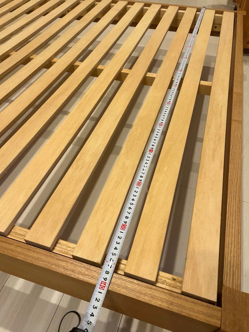 美品レーベン　ダブルベットフレーム