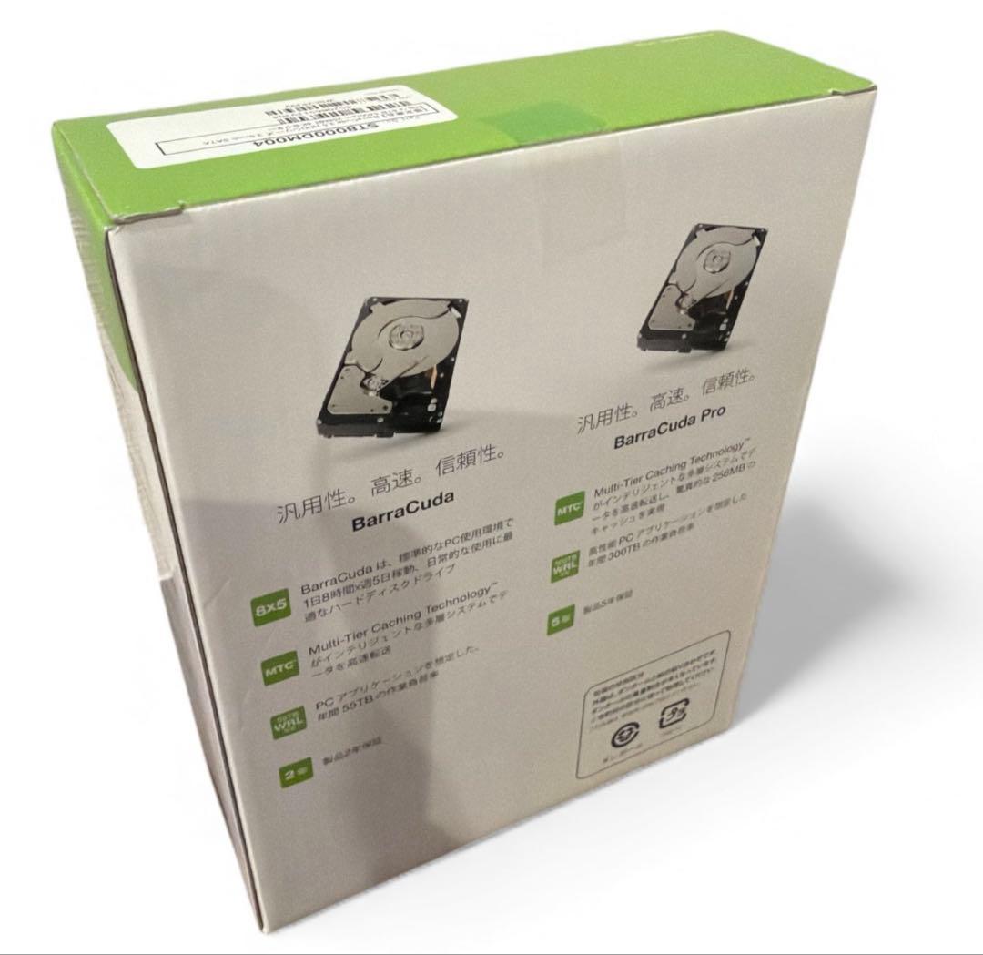 Seagate BarraCuda Pro 3.5インチ HDD 8tb