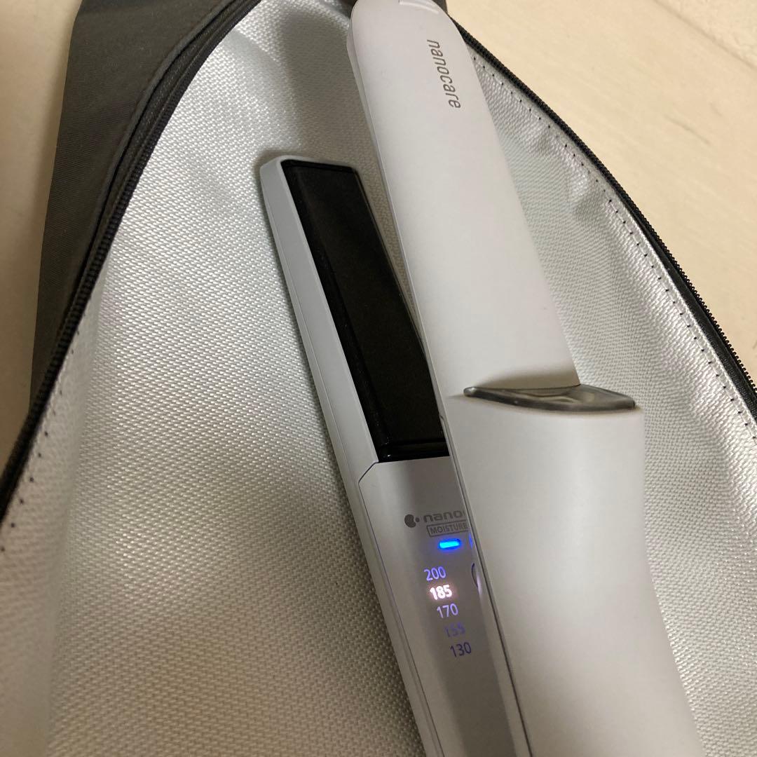 Panasonic ナノケア ストレートヘアアイロ（ミストグレー）専用耐熱収納付