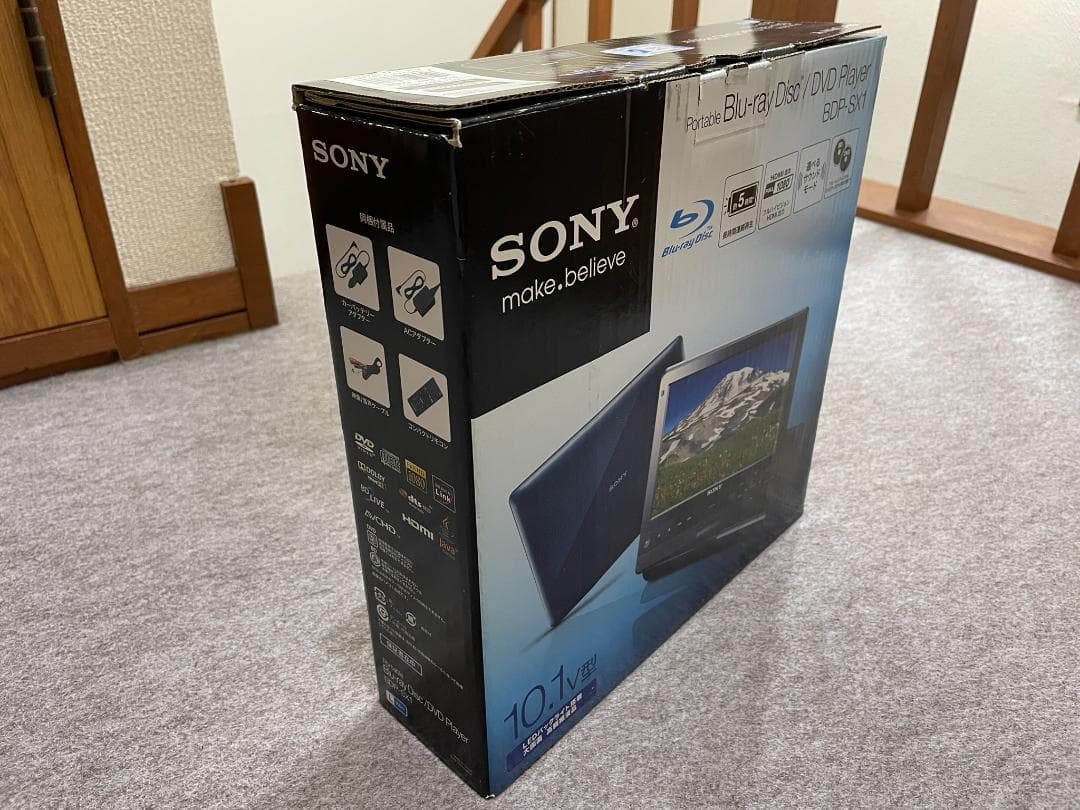 【未使用】ソニー ポータブルBD/DVDプレーヤー BDP-SX1