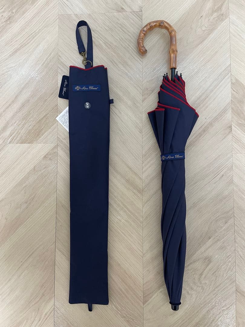 【8/11発送】未使用 ロサブラン 日傘 折りたたみ 50cm 竹手元 正規品