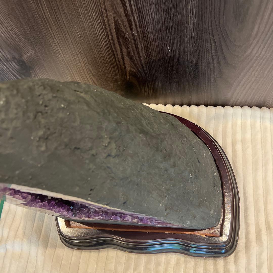 アメジスト ドーム 天然石 ブラジル産約21.2kg ドーム高さ36cm 台付き