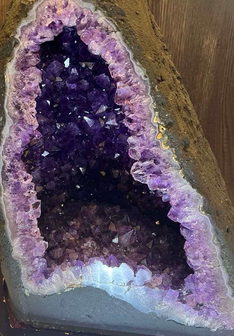 アメジスト ドーム 天然石 ブラジル産約21.2kg ドーム高さ36cm 台付き