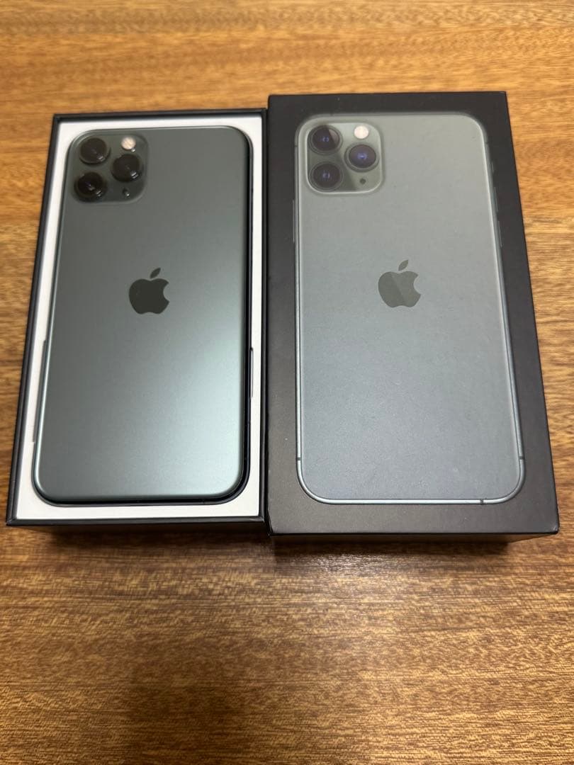 海外版SiMフリーiPhone 11Proミッドナイトグリーン256 GB