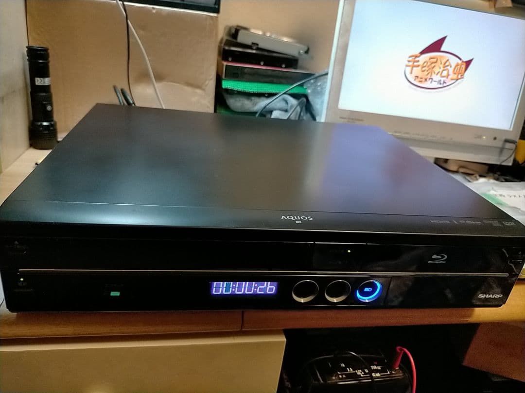 極上シャープHDD/DVD/VHS一体型「BD-HDV22」リモコン+HDMI付