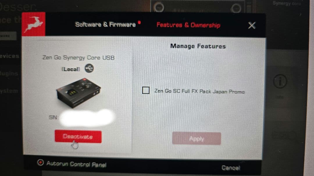 Antelope Audio Zen Go USBモデル　本体のみ