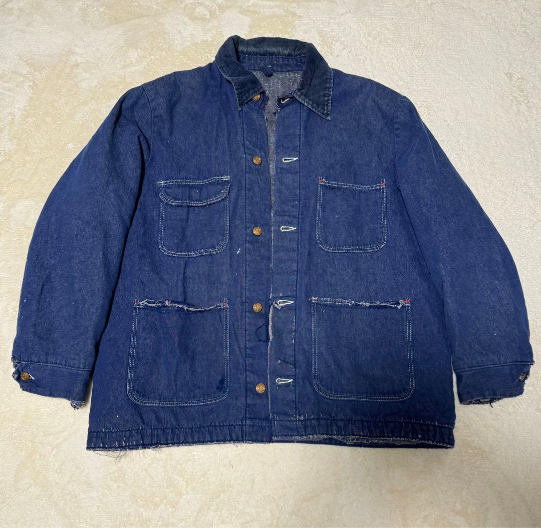 e*y様 ヴィンテージWrangler70s80sデニムカバーオール雰囲気系ボロ