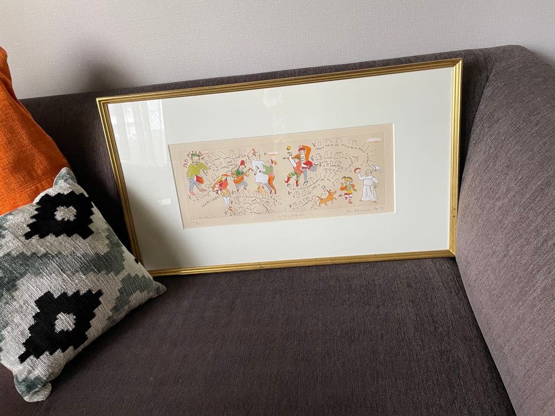 山本容子『パティパタパン』銅版画・手彩色　直筆サイン入り　限定50