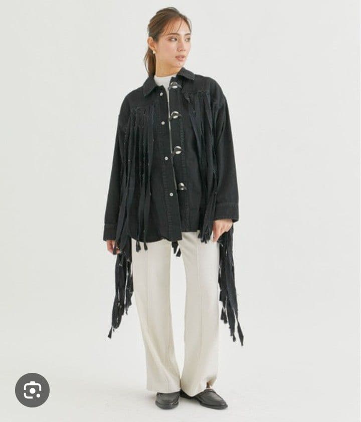 定価97900円✳️TOGA フリンジ デニムジャケット