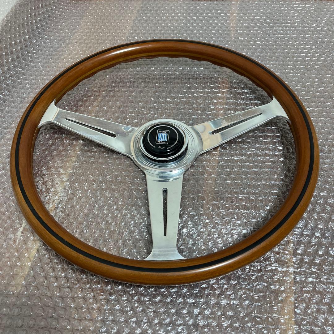 歌*伎様 NARDIナルディクラシック ステアリングホイール ウッドハンドル
