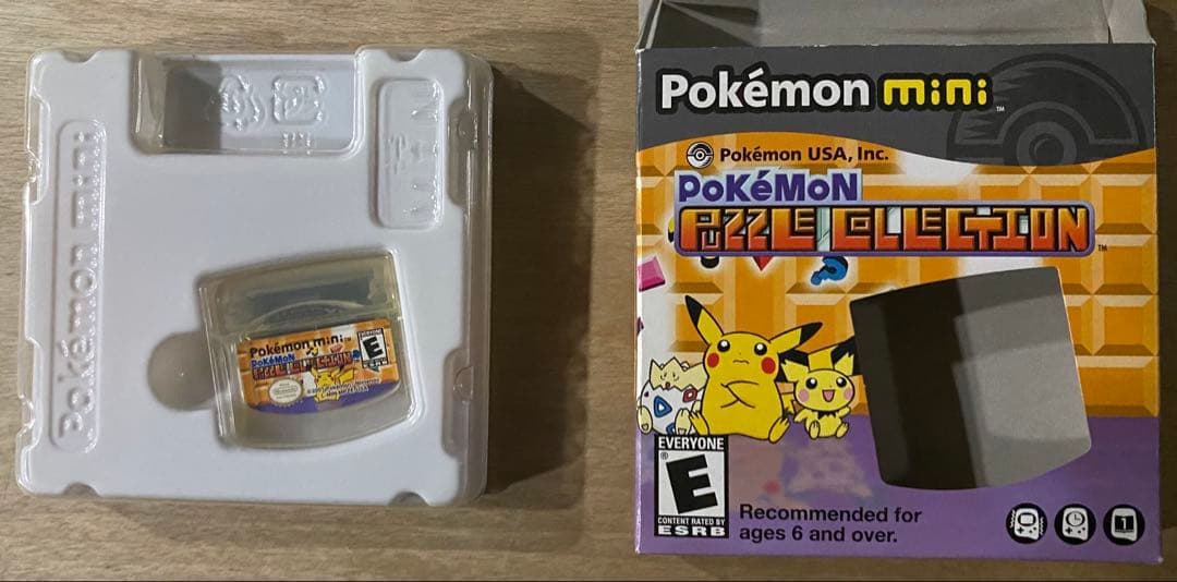 北米版Pokémon mini Pokémon PuzzleCollection