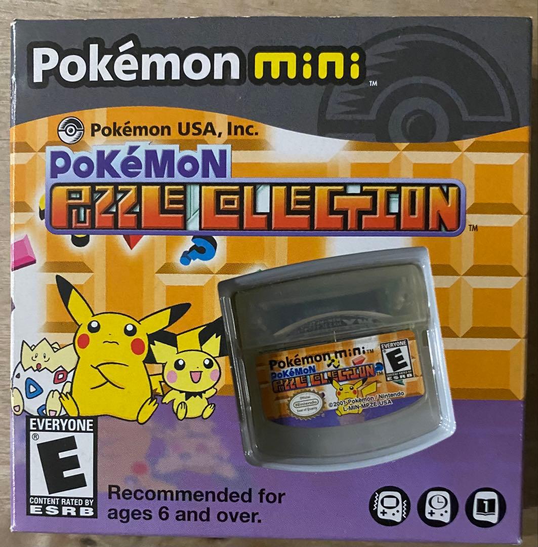 北米版Pokémon mini Pokémon PuzzleCollection