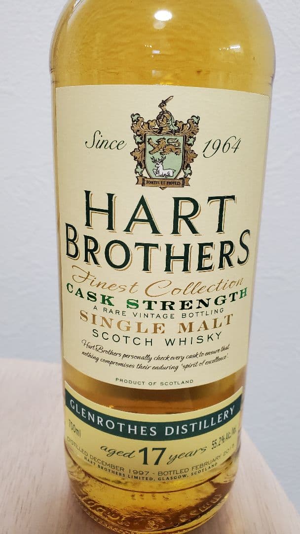 Y*i様 グレンロセス1997 17年 55.2%ハートブラザーズ ファイネスコ