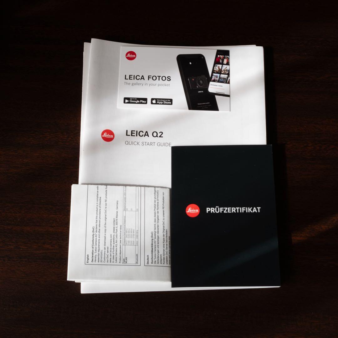ライカLEICA カメラ Q2 付属品付き