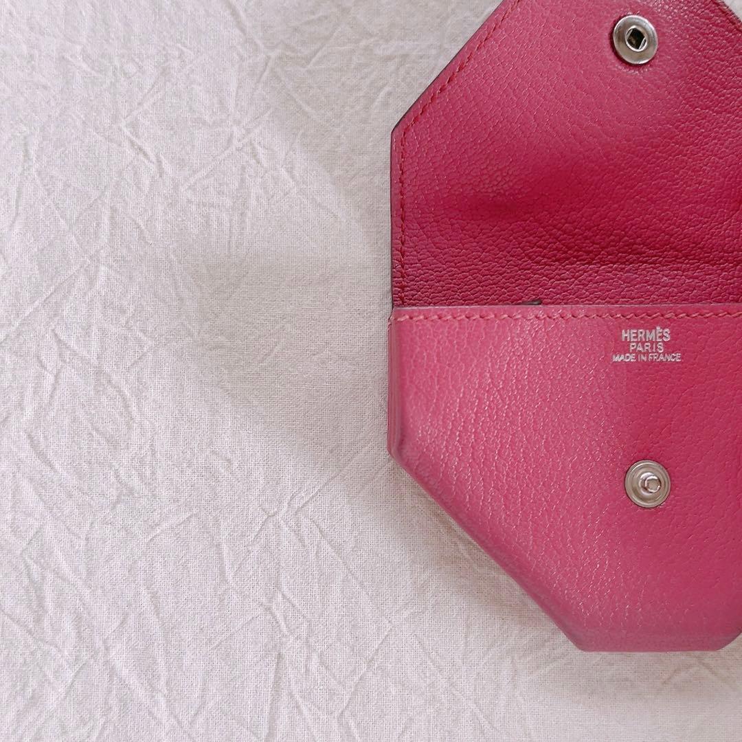 《used》HERMES ケース ピンク