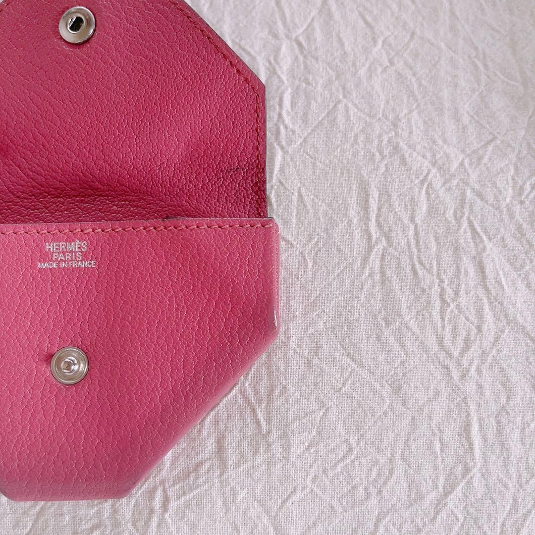 《used》HERMES ケース ピンク