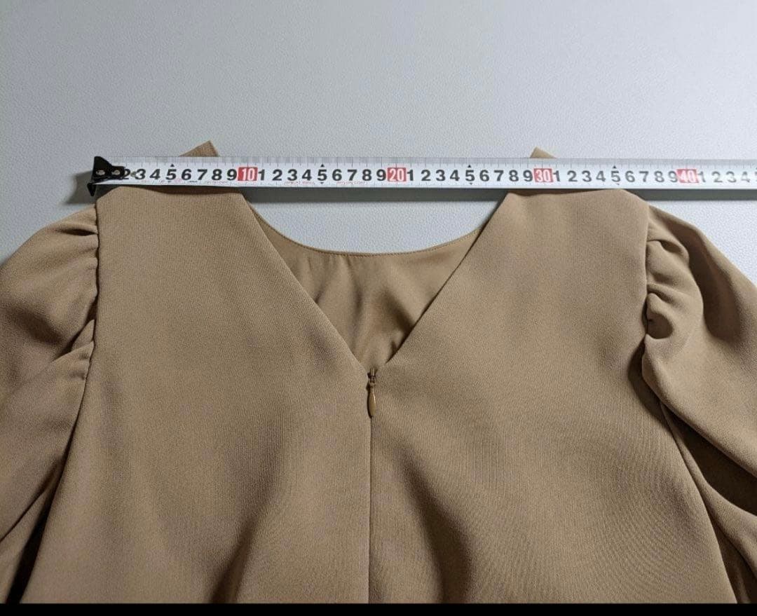 新品◎ルーニィ／oggiコラボ 2wayビッグカラーワンピース セレモニー