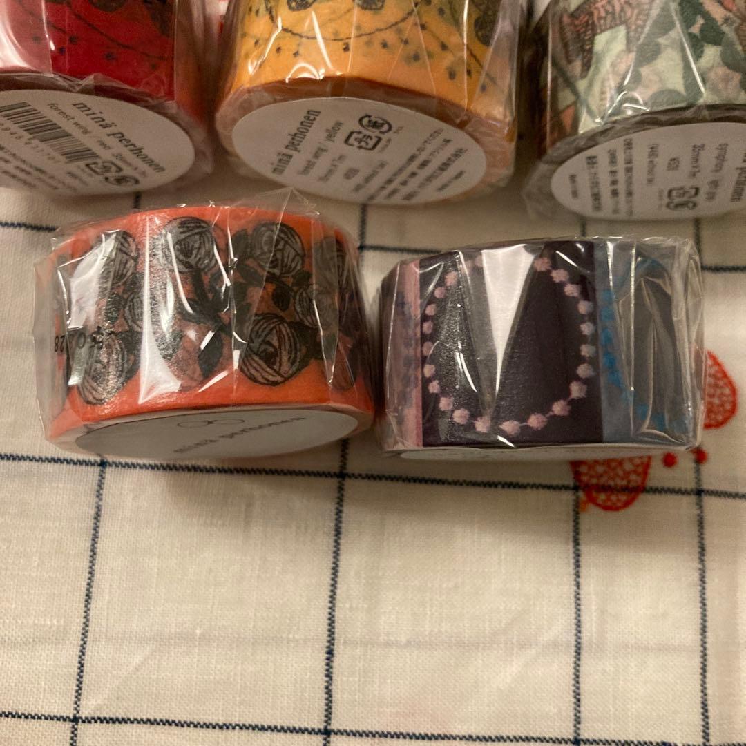 ミナペルホネン　マスキングテープ　限定　美術館　マステ　8個セット