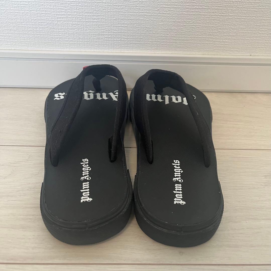 靴 Palm Angels Logo Tag Flip Flops