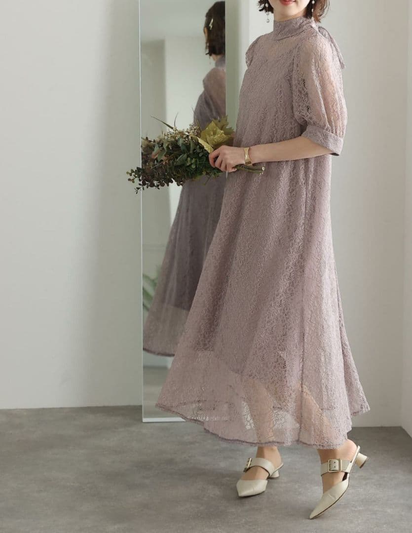 【しゅ】etoll.インナー付きバックリボンレース