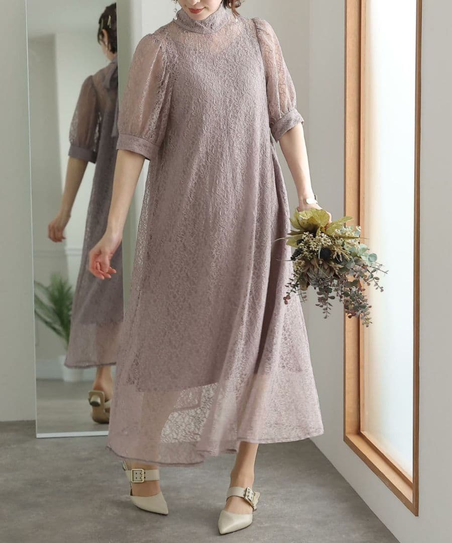 【しゅ】etoll.インナー付きバックリボンレース