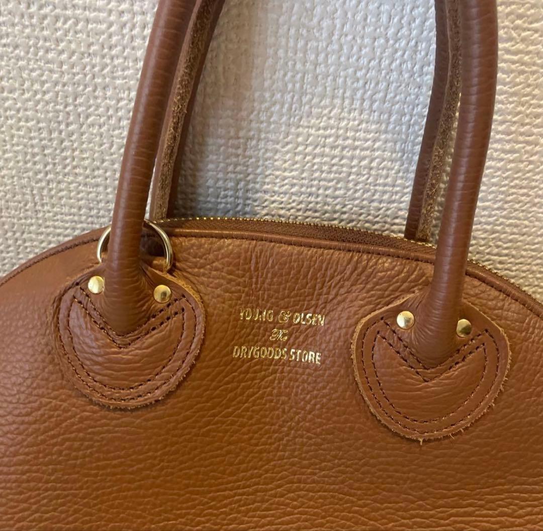 YOLK & OLSEN ブラウンハンドバッグ