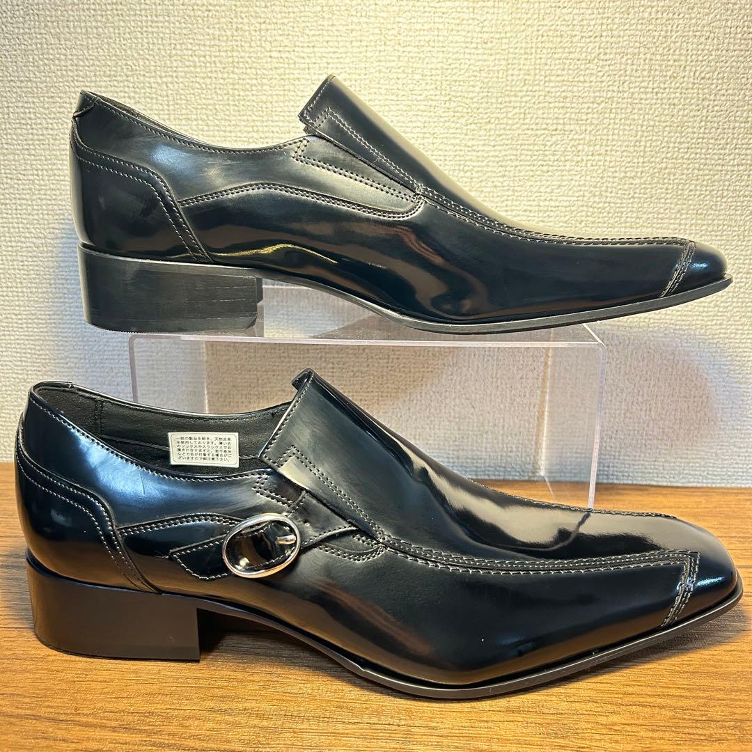 【未使用級】KATHARINE HAMNETT ブラック エナメル 26.0cm