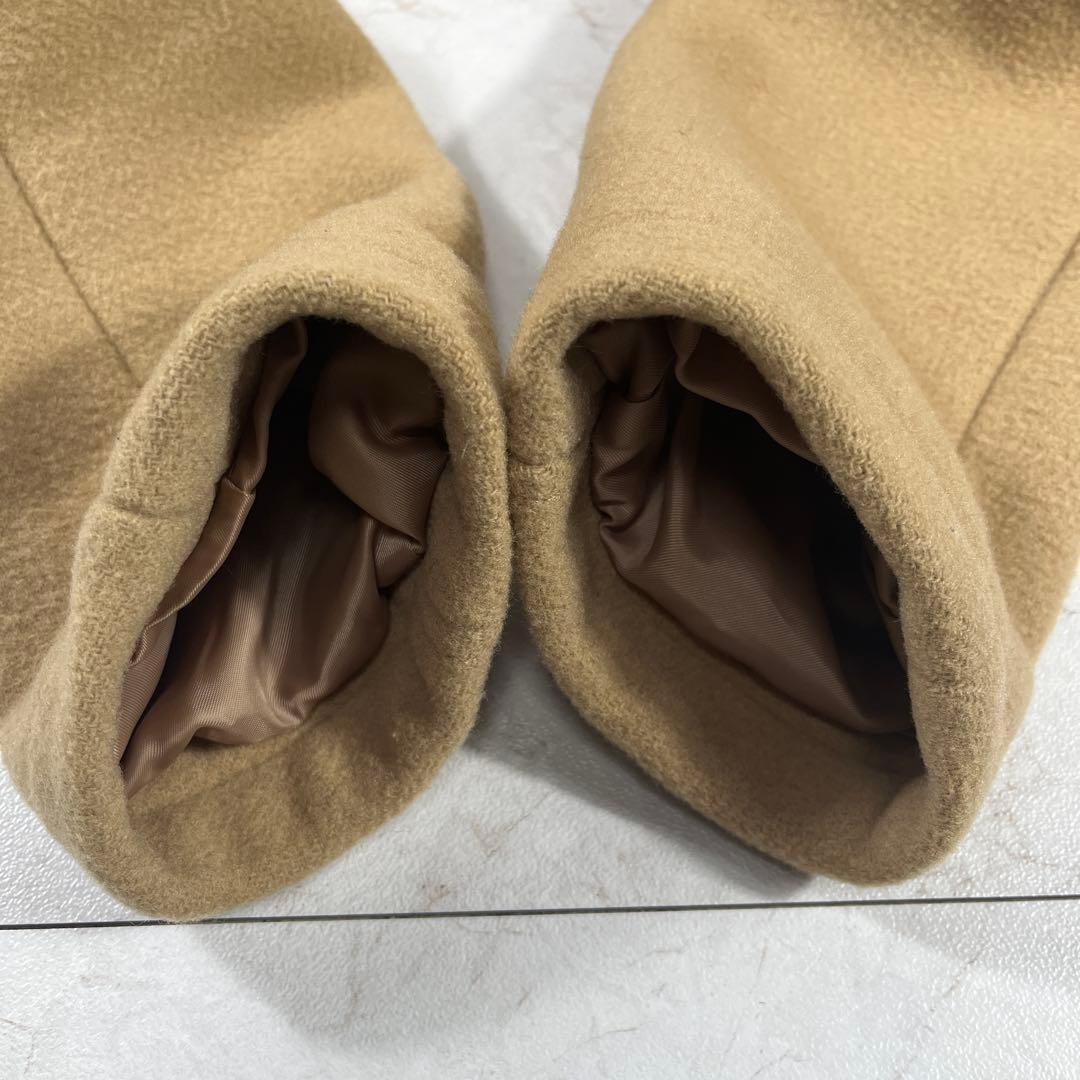 ✨未使用級 ブルックスブラザーズ 2way ダッフルコート チェック キャメル