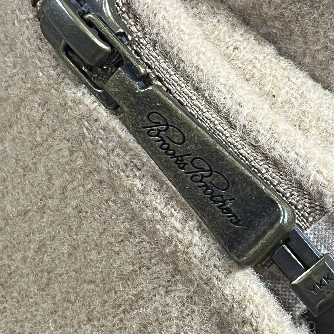 ✨未使用級 ブルックスブラザーズ 2way ダッフルコート チェック キャメル