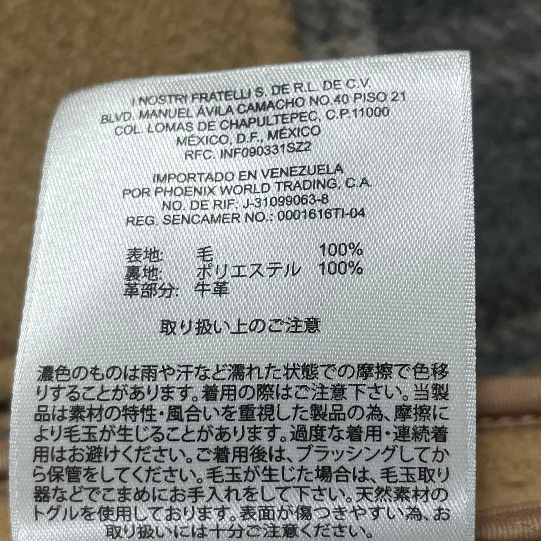 ✨未使用級 ブルックスブラザーズ 2way ダッフルコート チェック キャメル