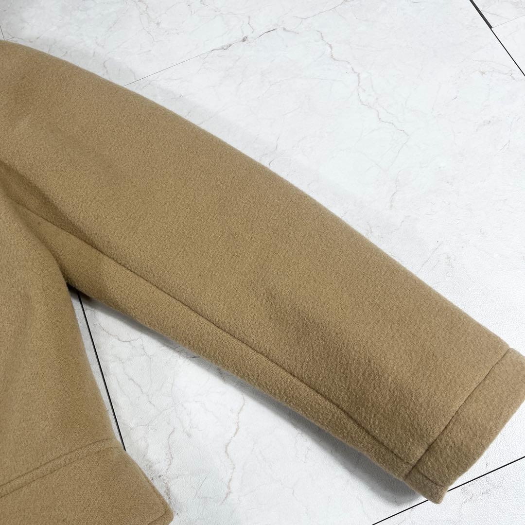 ✨未使用級 ブルックスブラザーズ 2way ダッフルコート チェック キャメル