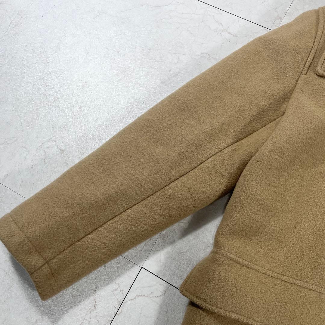 ✨未使用級 ブルックスブラザーズ 2way ダッフルコート チェック キャメル