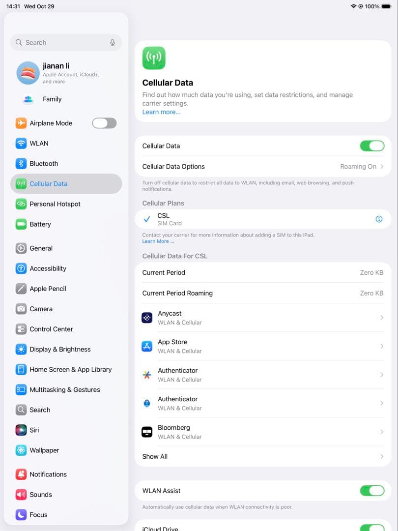 Apple iPad Pro 12.9インチ M1 256GB 美品 SIM