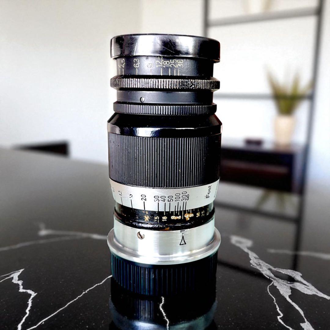 【OH済＆貴重な黒モデル】Leica Elmar 90mm F4 Black