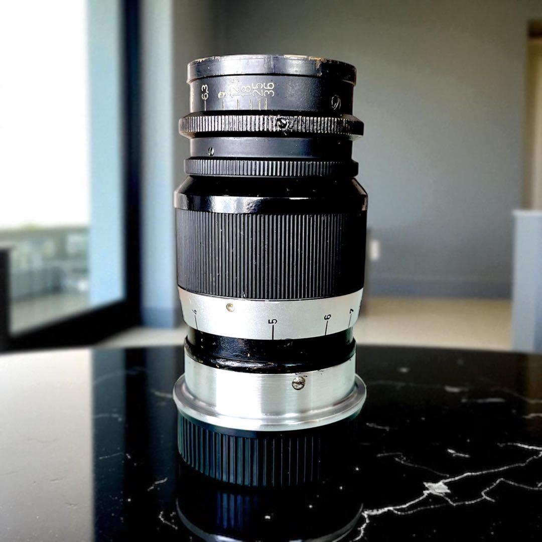 【OH済＆貴重な黒モデル】Leica Elmar 90mm F4 Black