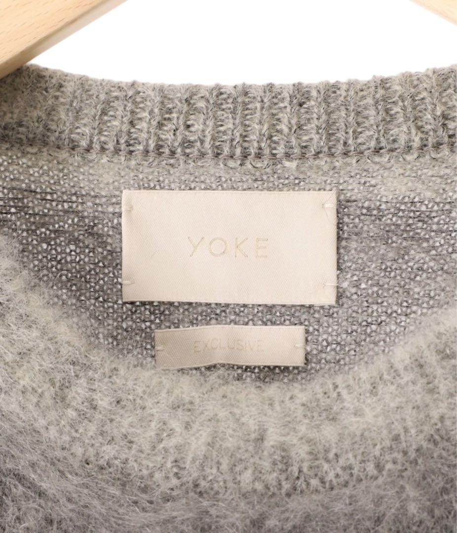 YOKE 別注 GRADATION MOHAIR KNIT PULL OVER