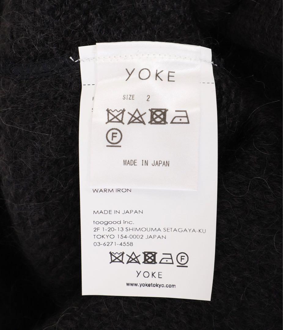 YOKE 別注 GRADATION MOHAIR KNIT PULL OVER