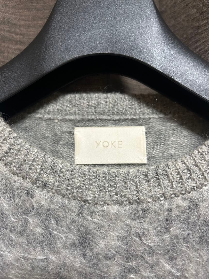 YOKE 別注 GRADATION MOHAIR KNIT PULL OVER