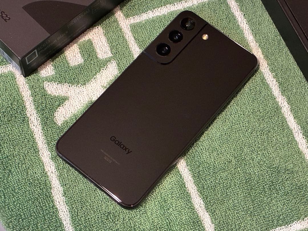 Galaxy S22 SCG13 ブラック 箱付属品・ケース