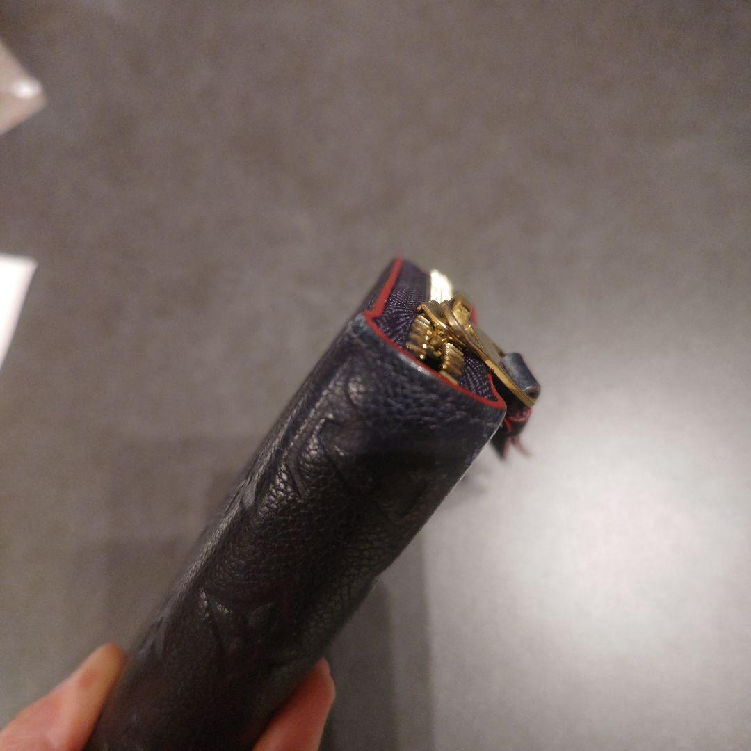 ヴィトン　長財布　ジッピーウォレット　アンプラント　マリーヌ　ルージュ