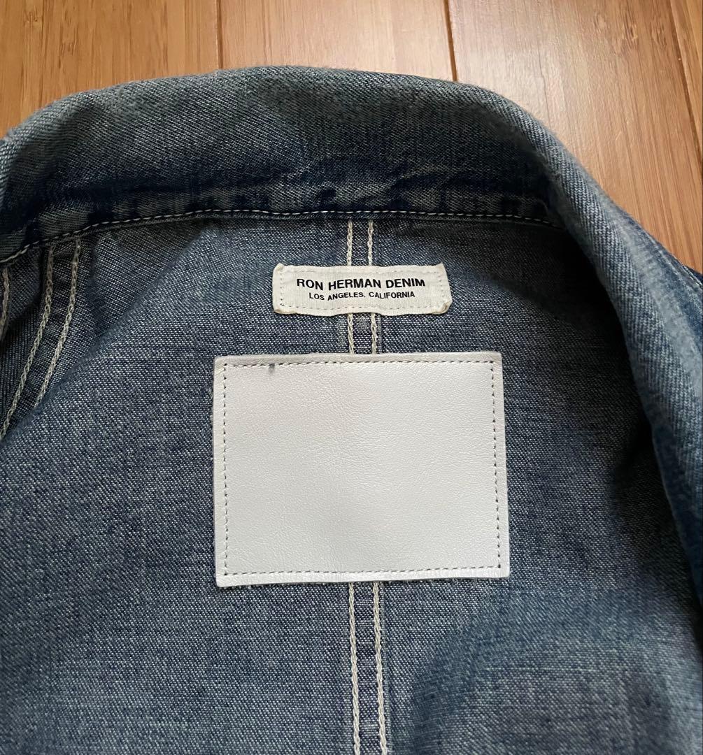 Ron Herman デニムカバーオール ヴィンテージ.ペンキ加工 XL