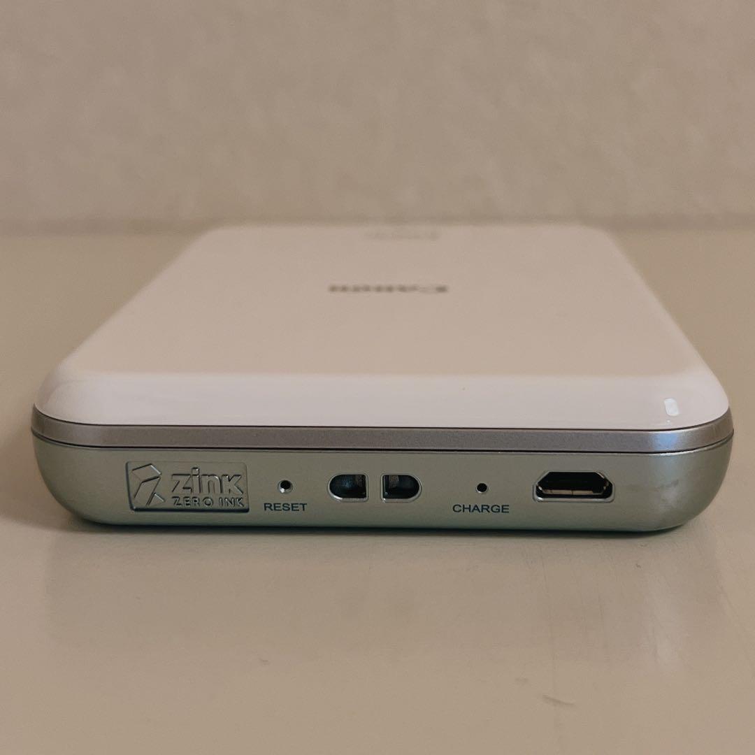 iNSPiC本体＋用紙20枚セット 水色 PV123 ミニフォトプリンター