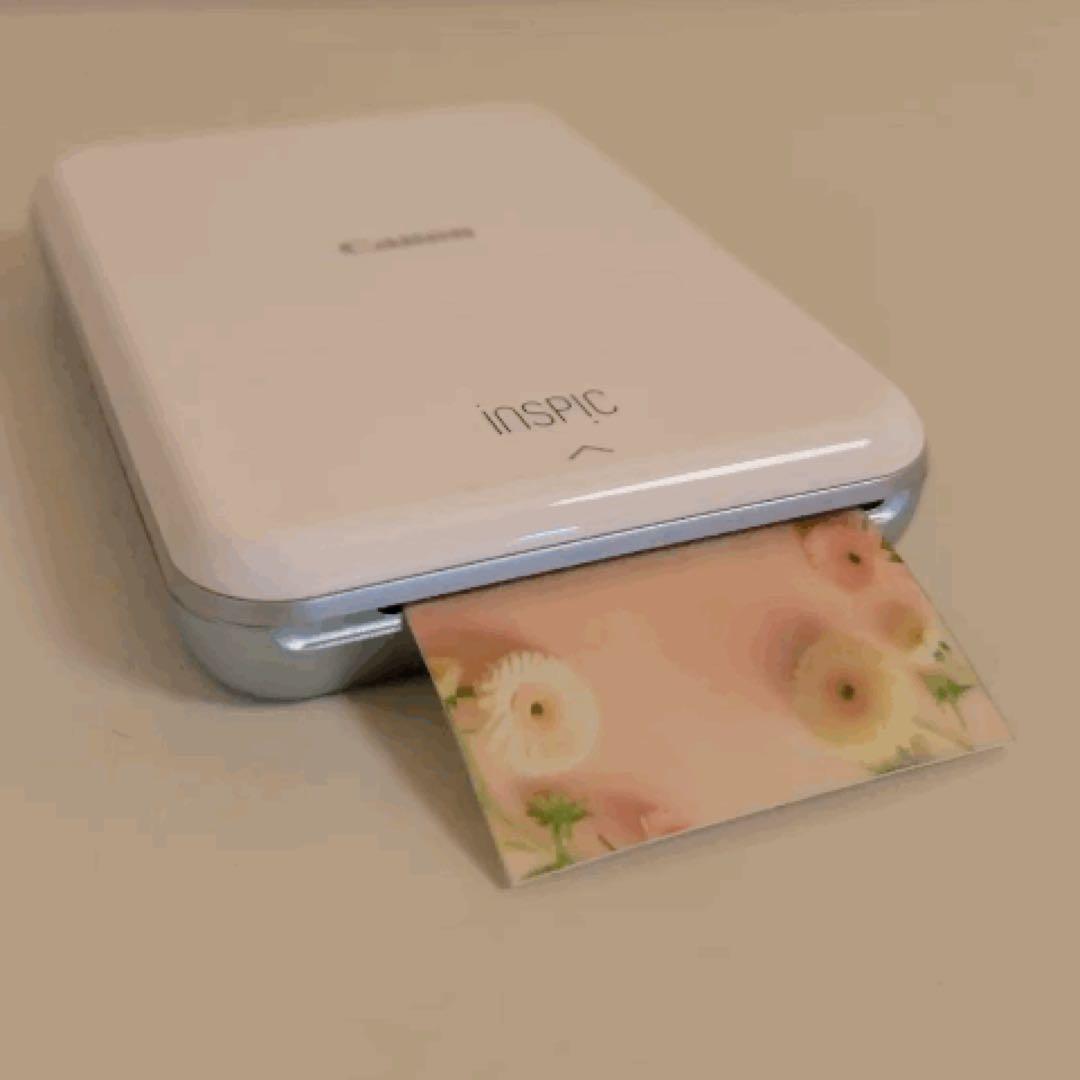 iNSPiC本体＋用紙20枚セット 水色 PV123 ミニフォトプリンター