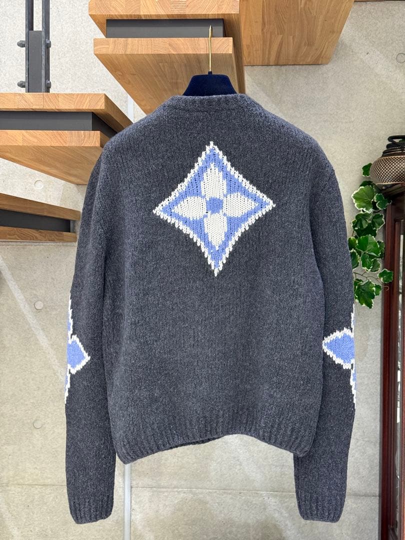 LOUIS VUTTON チャンキーウールブレンドニット　M